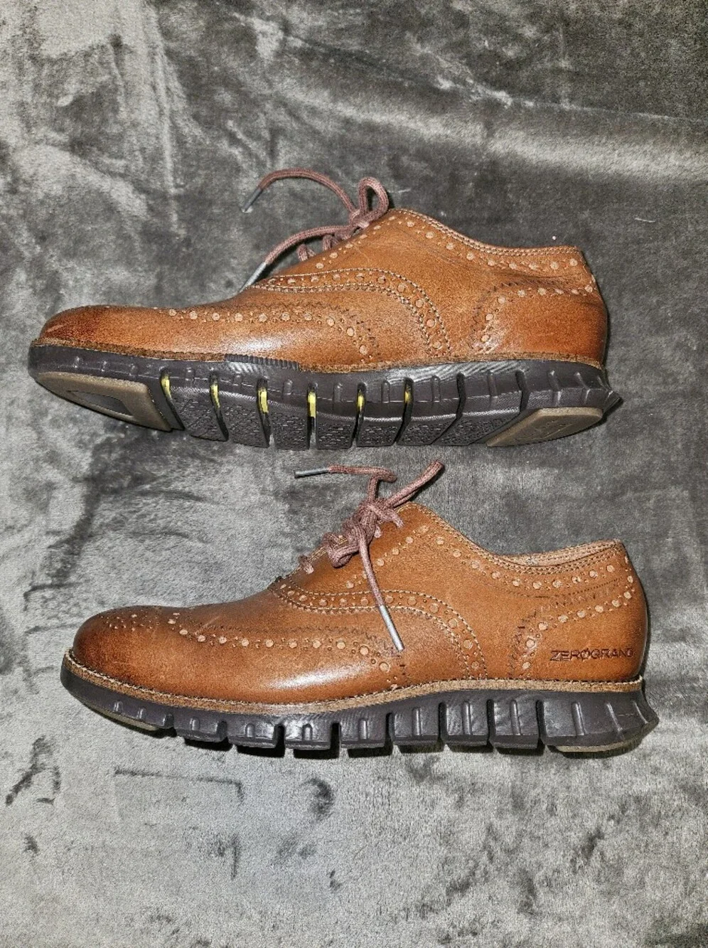 Cole Haan polished brown